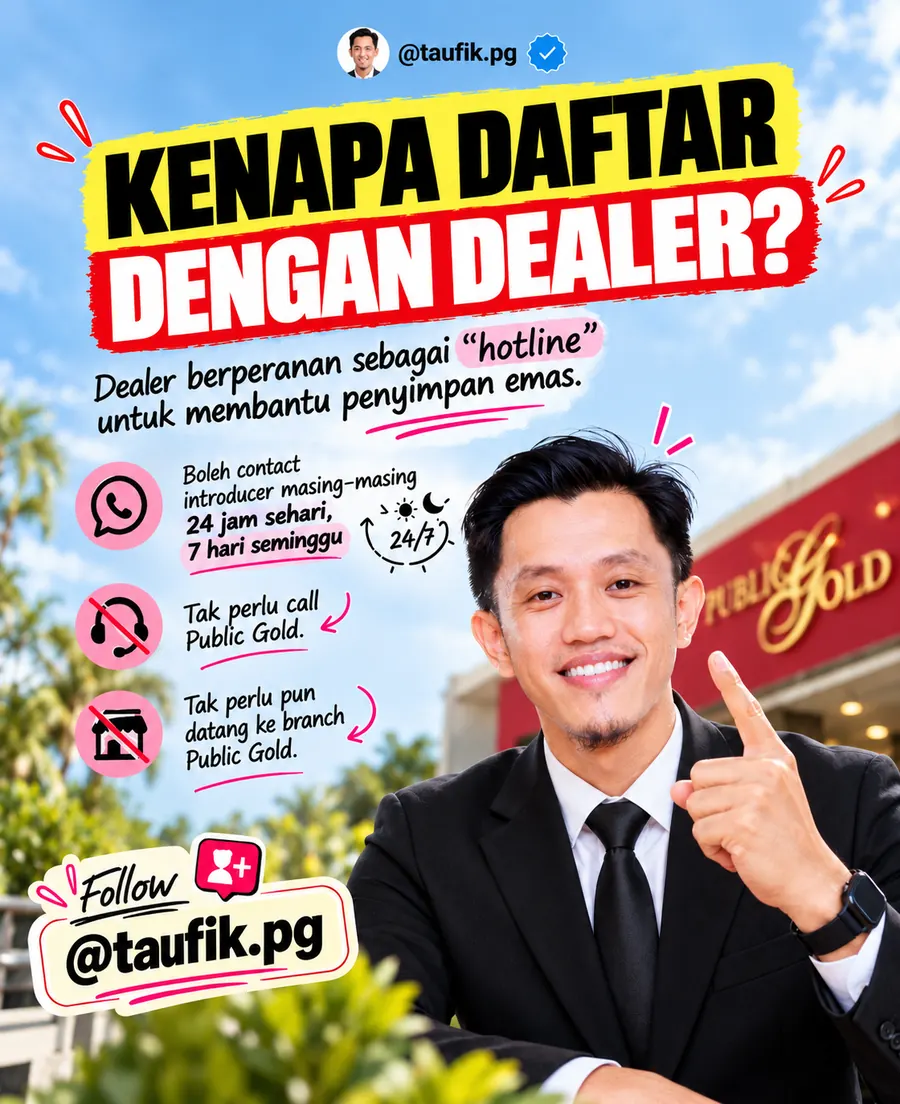 Kenapa daftar dengan dealer