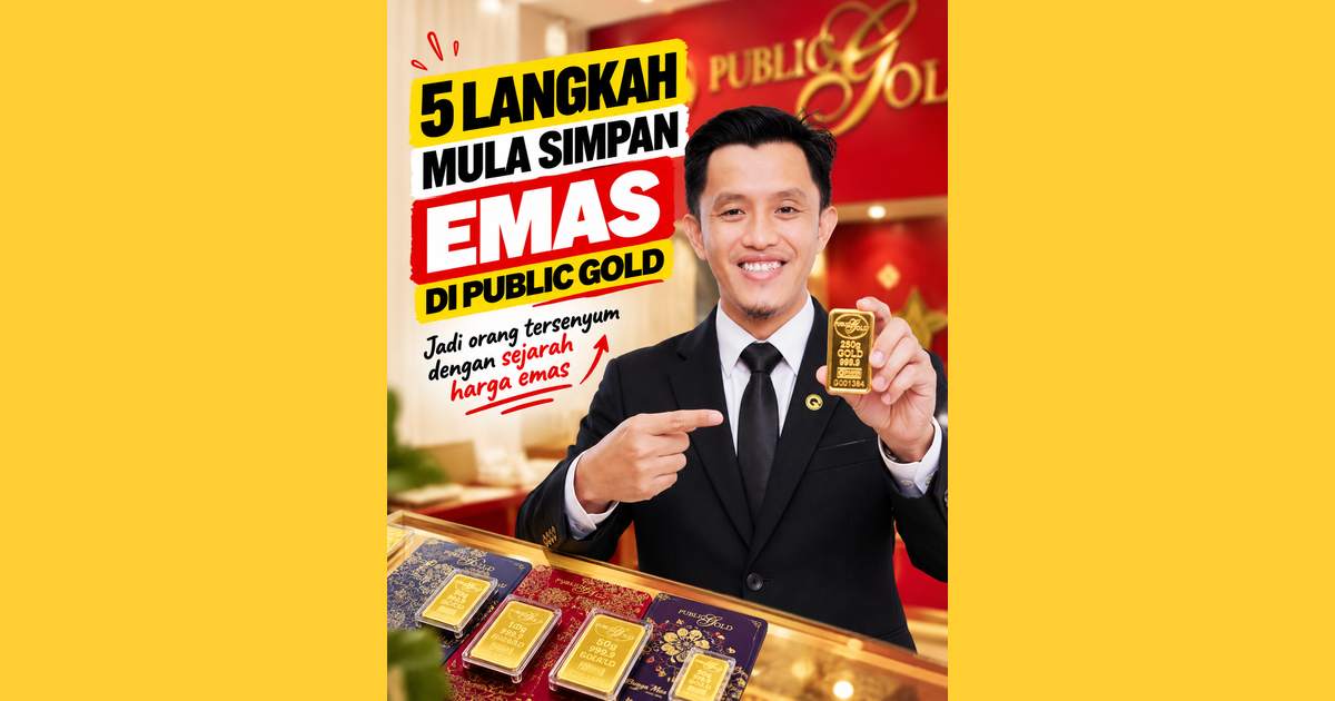 5 langkah mula simpan emas di Public Gold